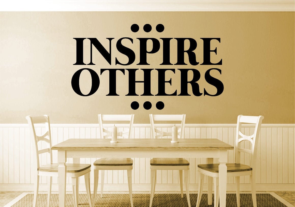 Inspire Others Motivational Vinyl Decal Wall Sticker Decor Quote ...