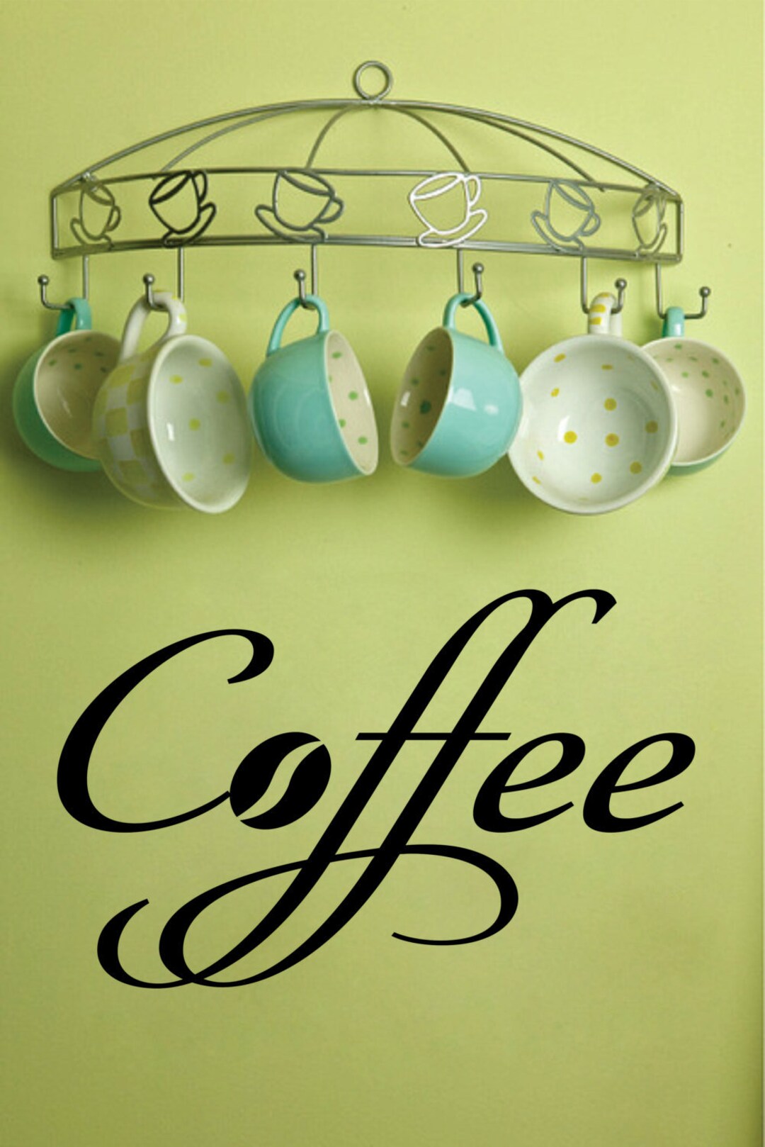 Coffee Wall Decal New Quote Design Vinyl Sticker Decor Motivational ...