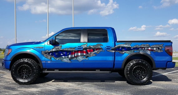 American flag pickup truck discount