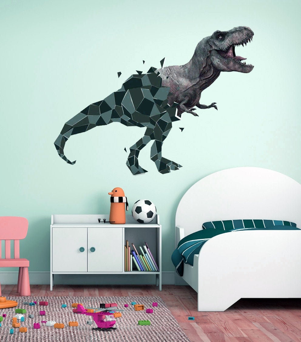 Dinosaur Wall Decal – Simple Shapes