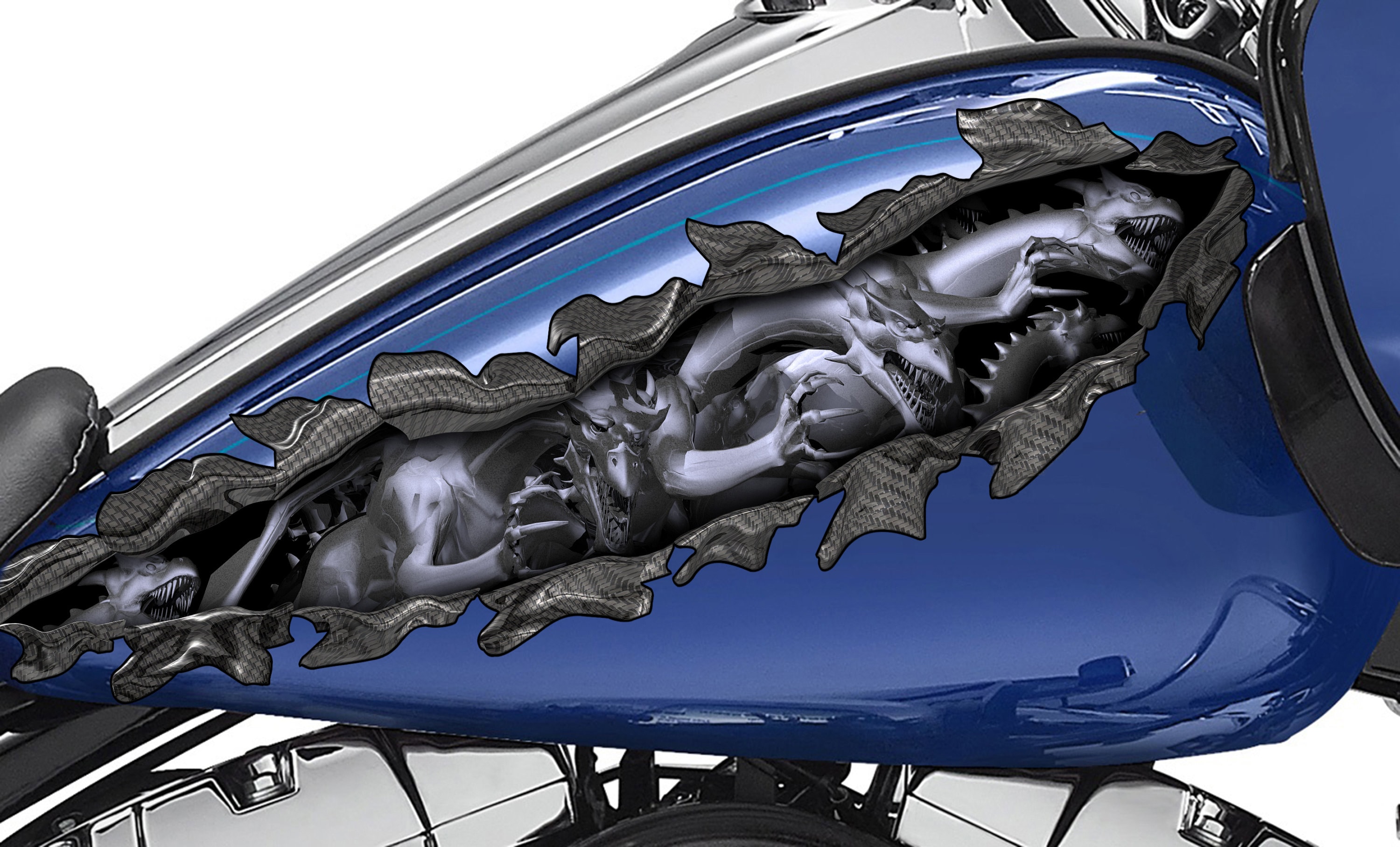 Tribal Drache Sport Bike Aufkleber, 3D Dragon Bike Wrap Design, 3D Dragon  Bike voller Farbe Vinyl Aufkleber, Tribal Dragon Bike Vinyl Grafiken - Etsy  Österreich, image size:3000x1815