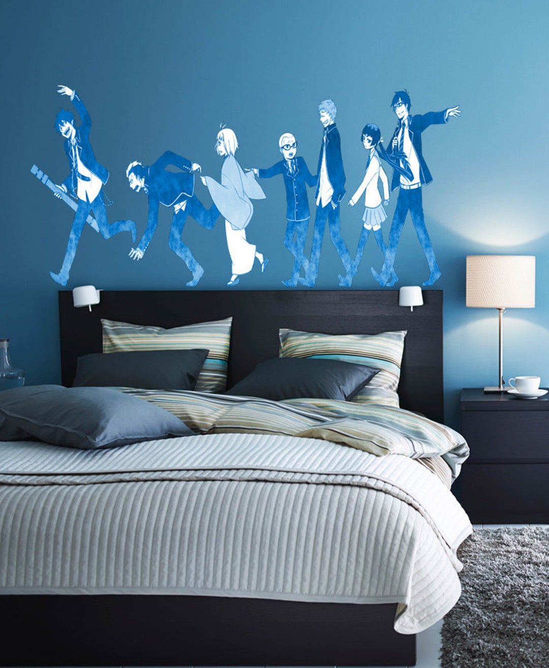 Anime People Wall Decal, Anime Wall Decals, Anime People Wall Sticker