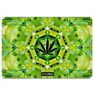 Green Silicone Dab Mat 5.5 x4.5