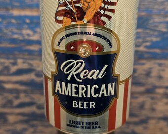 Hulk Hogan Beer Tap Handle Real American Beer Aluminum 12oz Can Upcycled Handmade