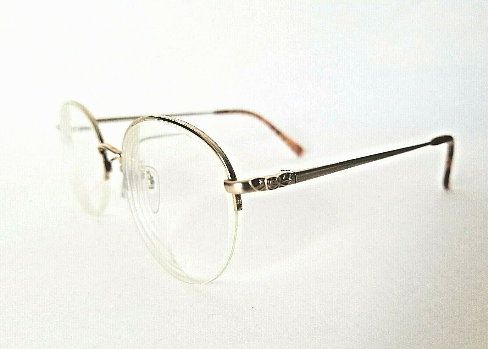 Vintage Kenzo Eyeglass Frames KE1880 Floral Half Rim Semi Etsy