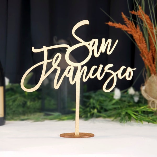 Customizable Table Numbers for Your Special Event | DIY Table Signs | Destination Signs