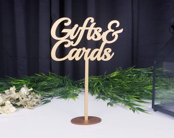 Gifts & Cards Table Sign