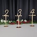 see more listings in the Table Numbers section