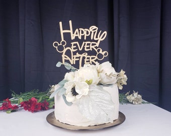 Happily Ever After Cake Topper