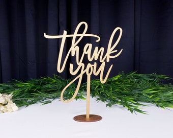 Thank You Table Sign | Thankyou Sign