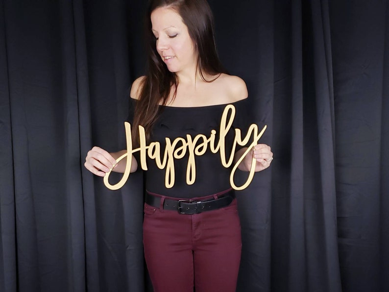 Happily Ever After Wall Sign 3 Piece Set image 3