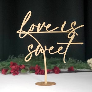 Love Is Sweet Table Sign