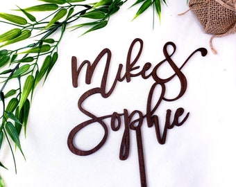 Custom Wedding Cake Toppers | Personalized Wooden Wedding Cake Topper Ideas | Personalized Cake Topper Ideas | Wedding Cake Toppers Initials