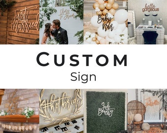 Custom Backdrop Sign | Wedding Backdrop Sign