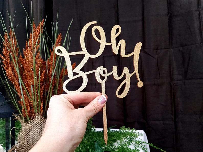 Oh Boy Cake Topper Ideas Baby Cake Topper Baby Shower Cake Etsy Canada