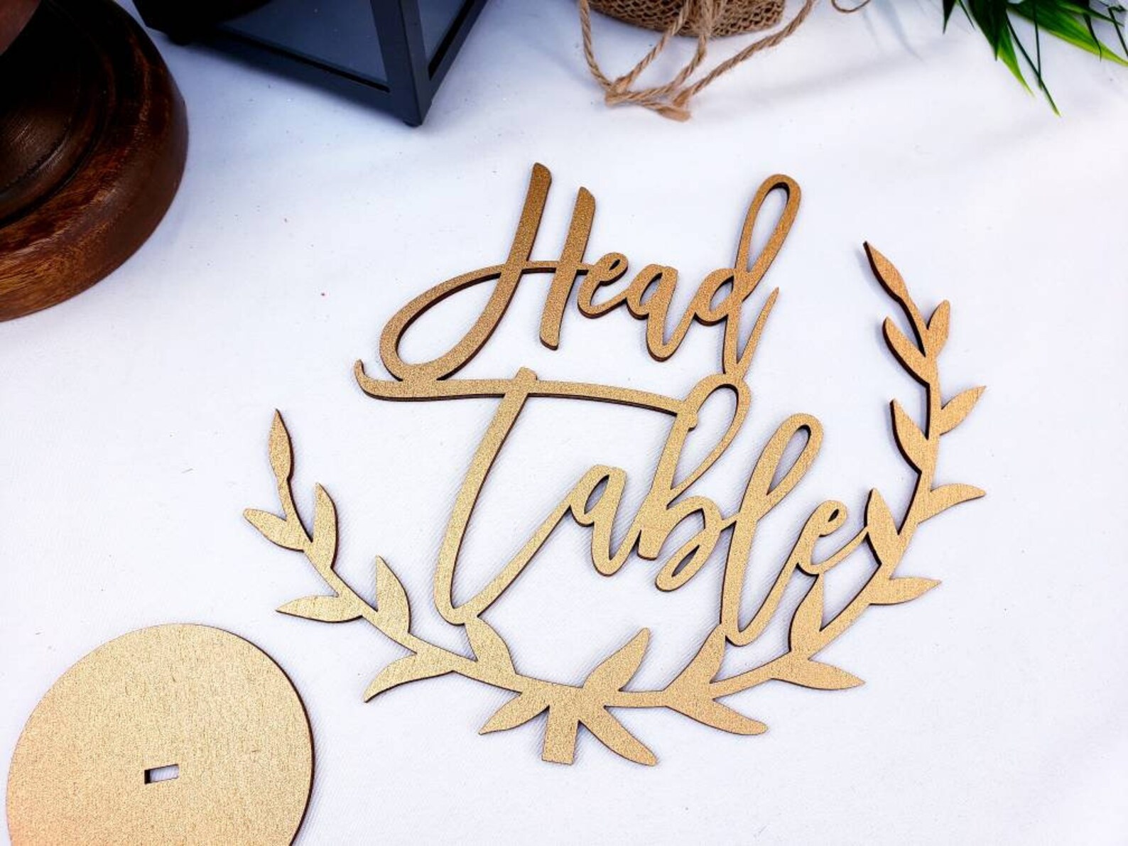Wreath Head Table Sign Wedding Table Wood Signs Etsy UK