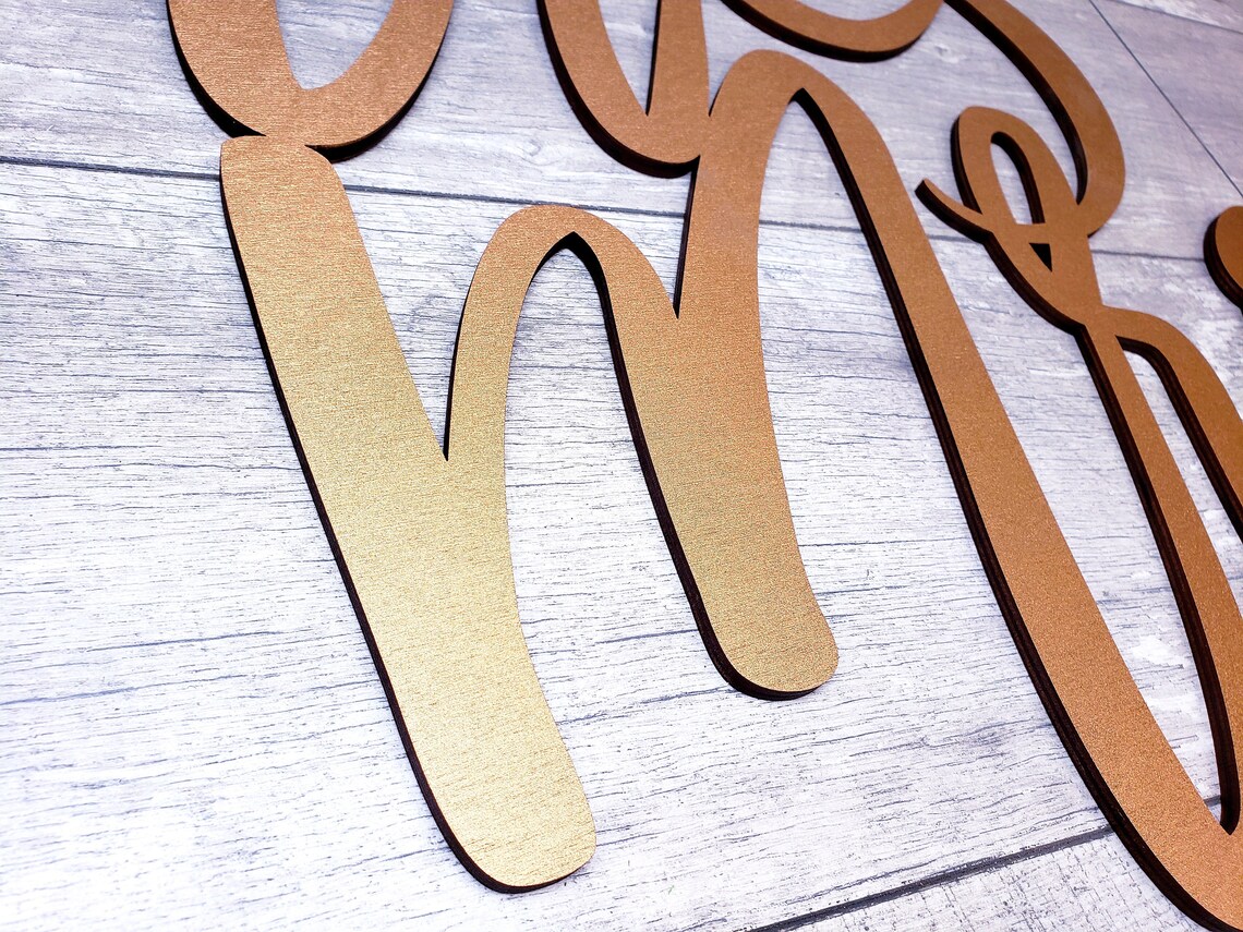 Mr and Mrs Sign Wedding Decor Backdrop Sign Wood Letters | Etsy