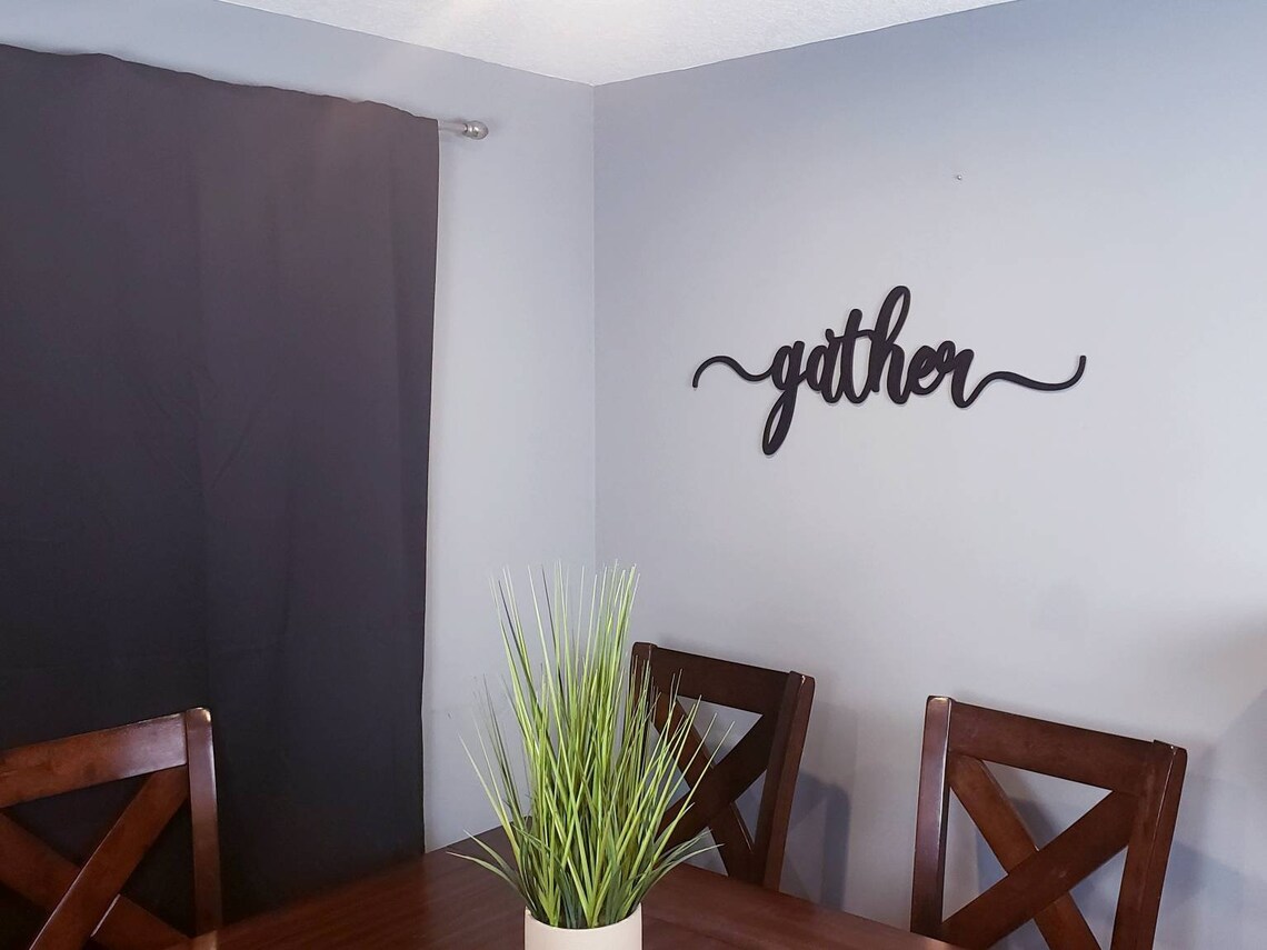 Gather Sign Kitchen Sign Wall Art | Etsy