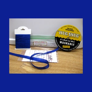 5yds Hug Snug Royal Blue Seam Binding Ribbon, (fuori produzione) Nastro speciale, confezione regalo, Dreamcatcher, creazione fai-da-fare, finiture di abbellimento