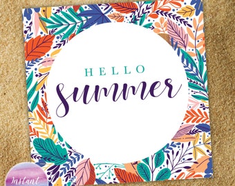 Hello Summer Sign
