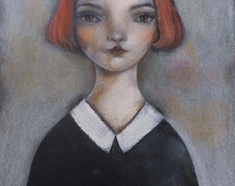 Girl with red hair