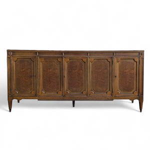 Mid-Century American of Martinsville Walnut Sideboard Buffet – Model 3114-15 Credenza