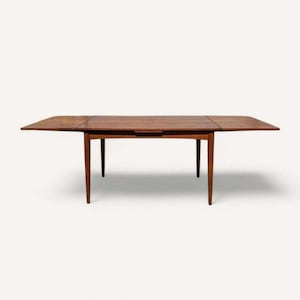 Danish Modern Teak Extension Dining Table by Skovmand & Andersen for Moreddi, Kitchen, Dining Room, Seats 6-10