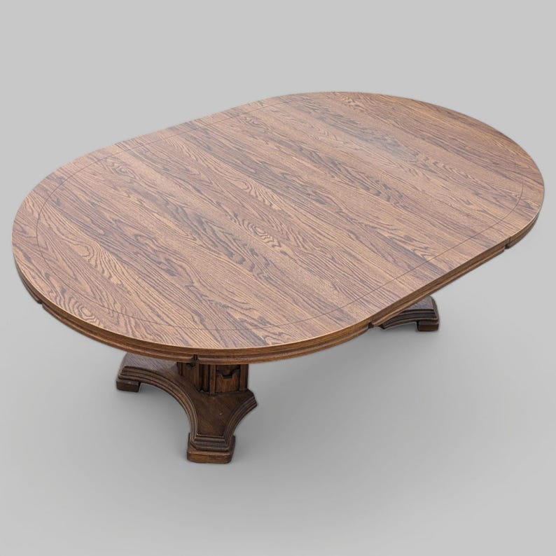 Oak Card Table Vintage Oak Card Table - Etsy
