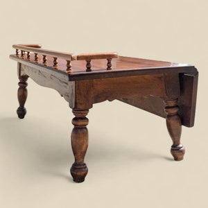 Early American Coffee Table, Solid Wood, Drop Leaf, Traditional, Living ...