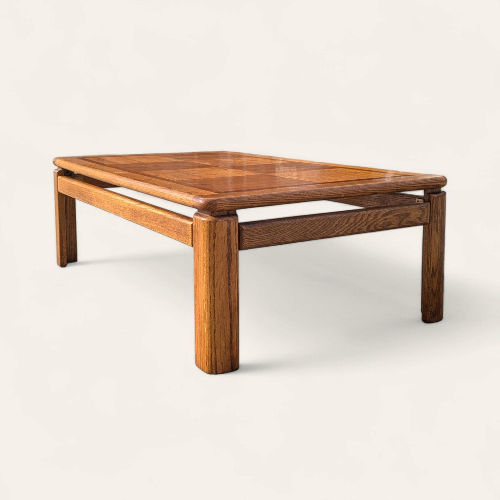 Vintage Coffee Table, Rectangular, Mid Century, MCM, Retro, Oak