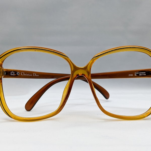 Vintage 80s Christian Dior Frames | Eyeglasses | Glasses | Eyewear | Postmodern | Unique | prescription glasses