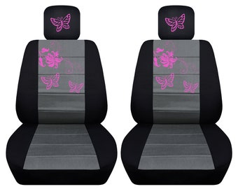 Car Seat Covers Set Completo adatta KIA RIO-Grigio Fumo