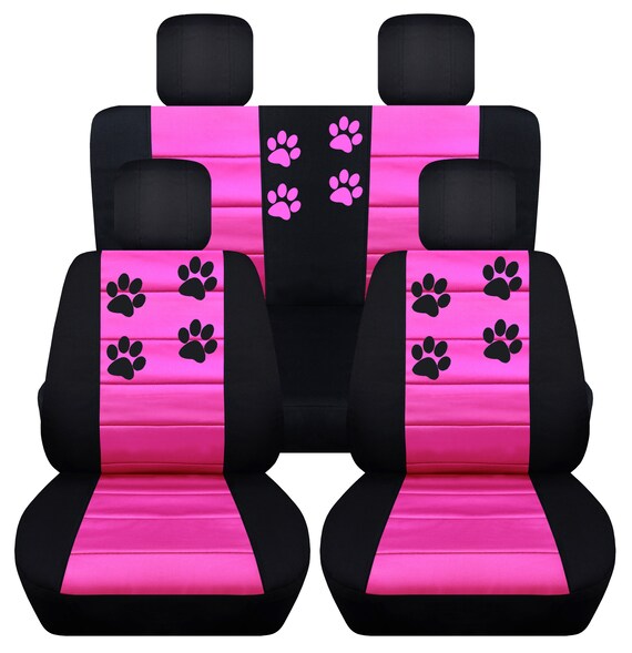Jeep paw print seat on sale covers