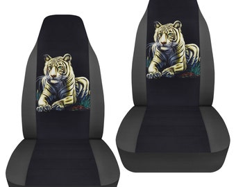 White tiger car seat covers deals