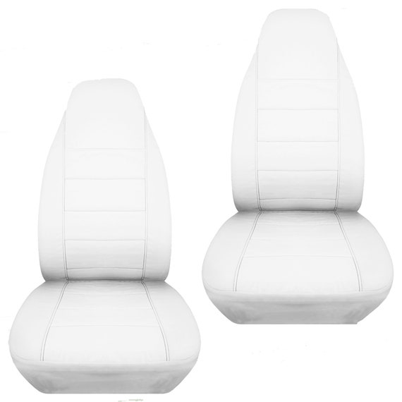 New York Design Fundas de asiento de cuero artificial 2+1