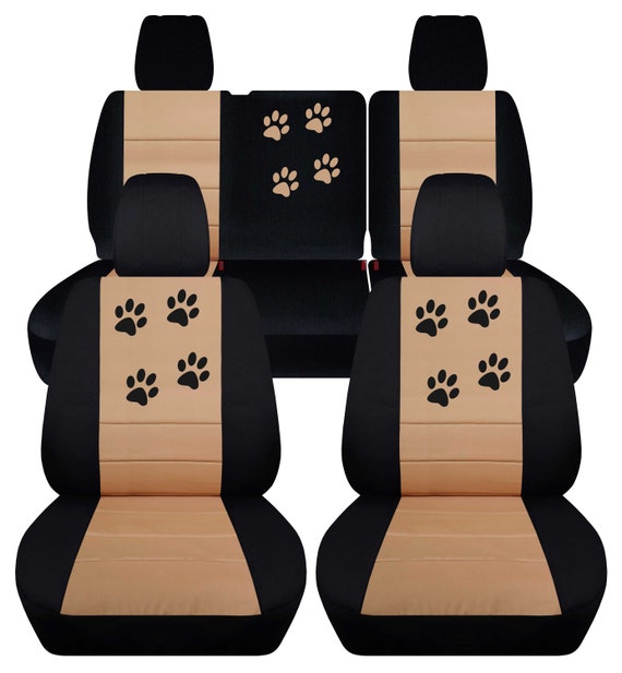 Jeep paw print seat cheap covers