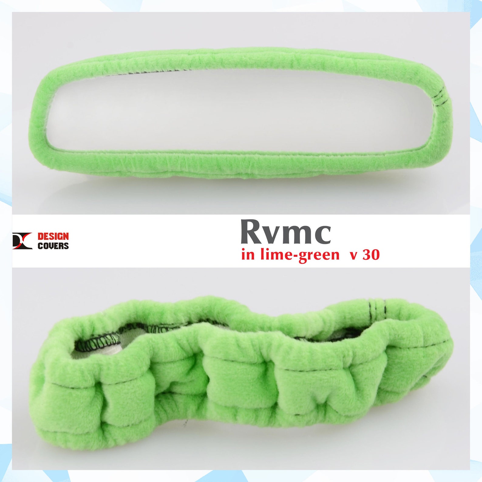 Cute Rear View Mirror Cover in Solid Colors Nice Smooth Etsy