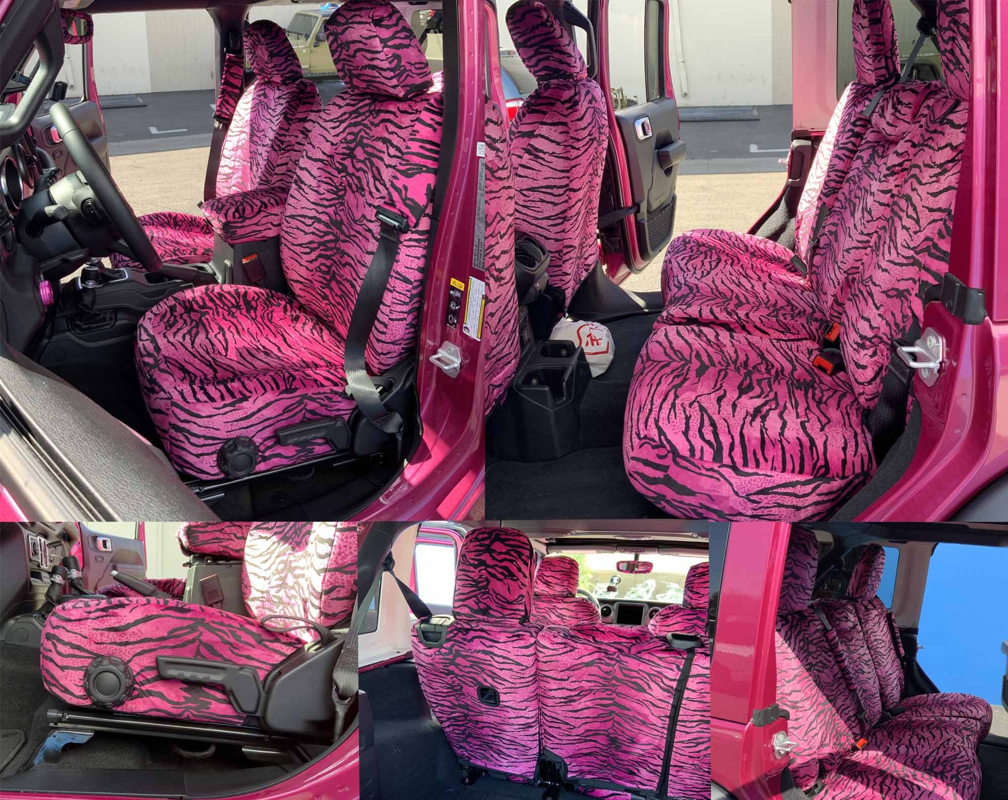 Pink jeep seat covers cheap