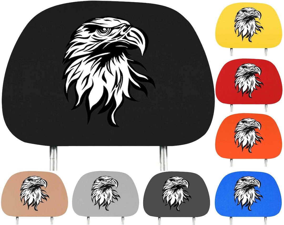 Car or Truck Headrest Covers set of Two With a Choice of Colors and a