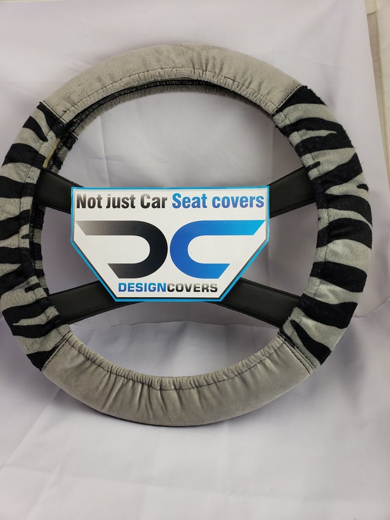Zebra steering clearance wheel cover