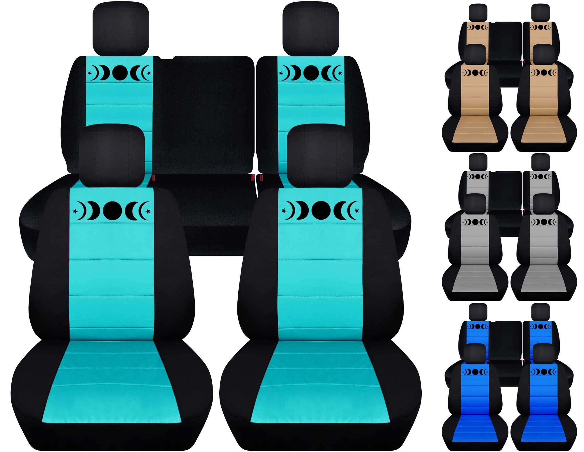 Fits 18 21 Jeep Wrangler JL seat Cover Set by Designcovers in