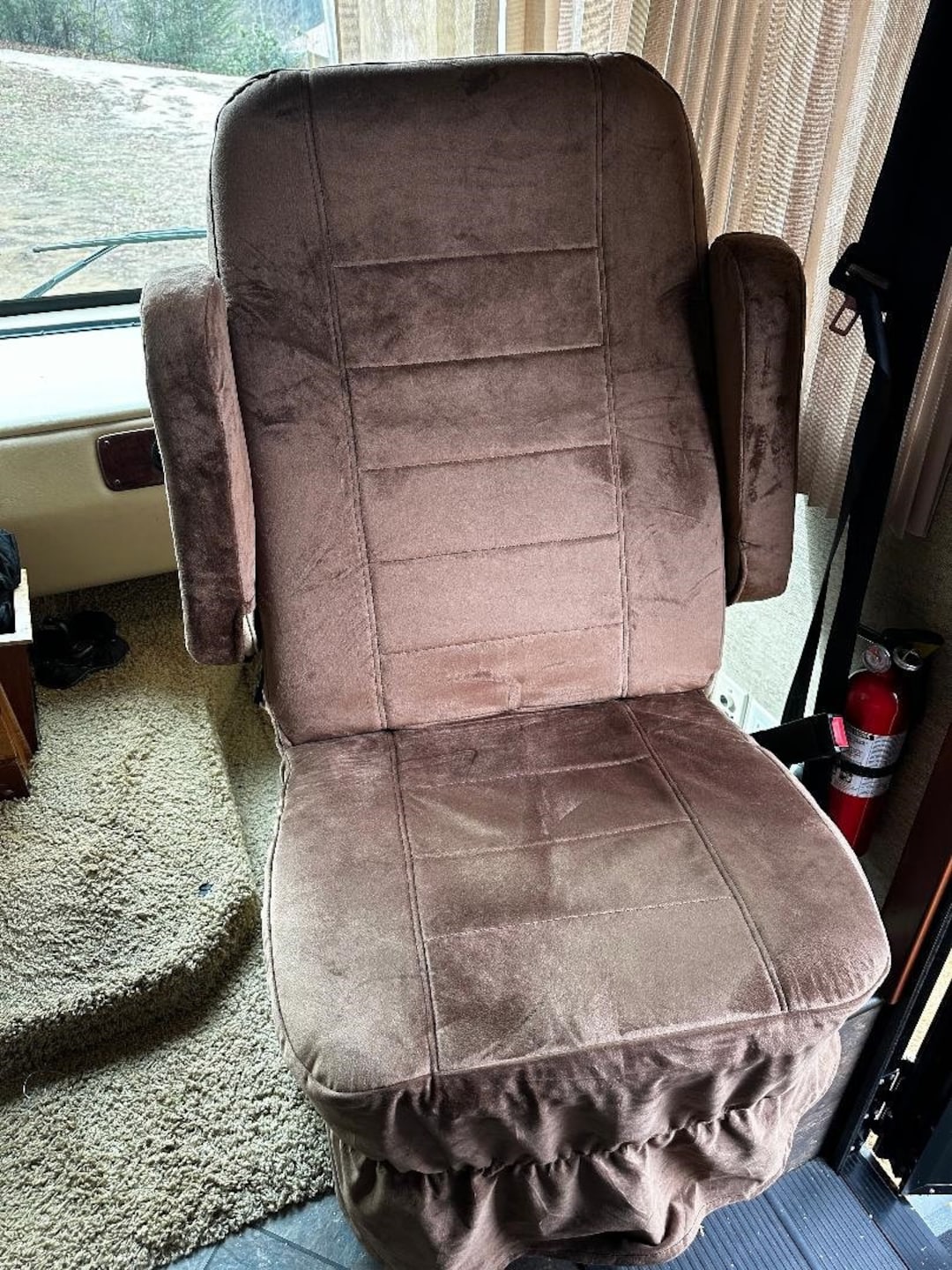 Motorhome, RV or Van Conversionseat Cover, Made to Fit. 16ounce