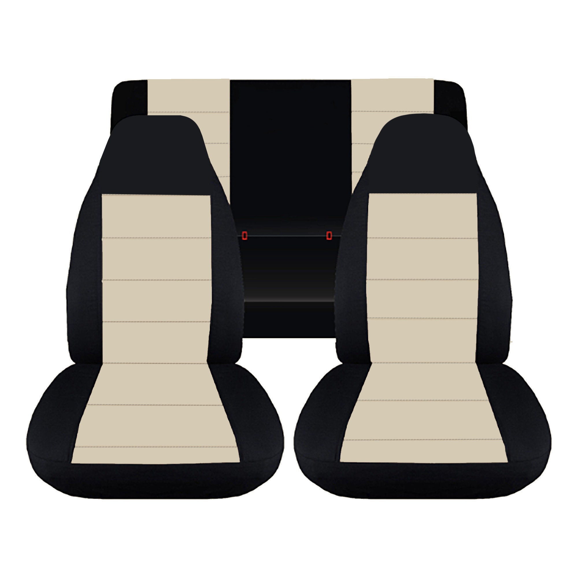 Rugged Ridge Neoprene Custom-Fit Seat Covers Combo For 91-95 Jeep Wrangler  YJ 