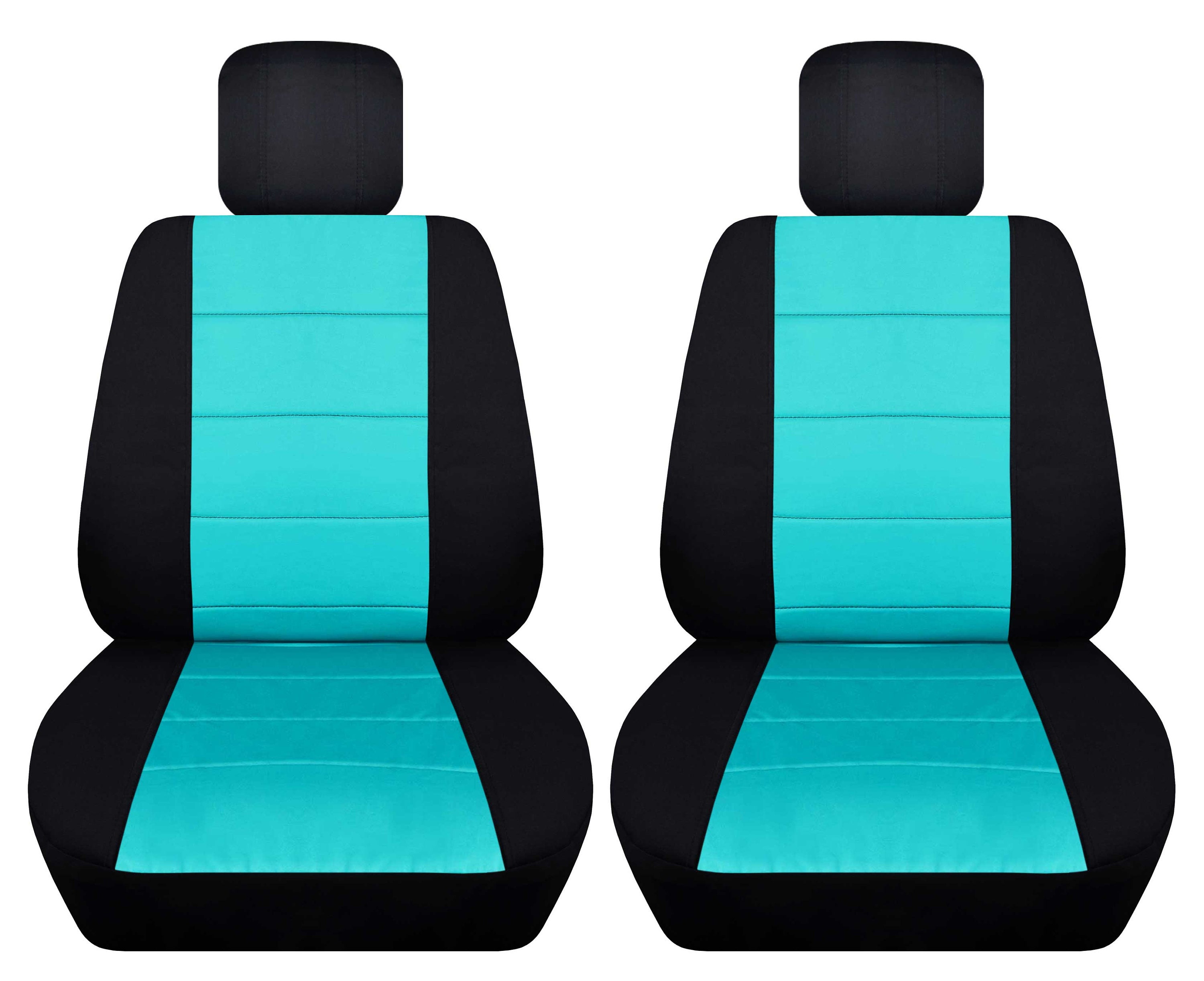 Fit: Honda Civic front Seats Only Made by Designcovers in Black
