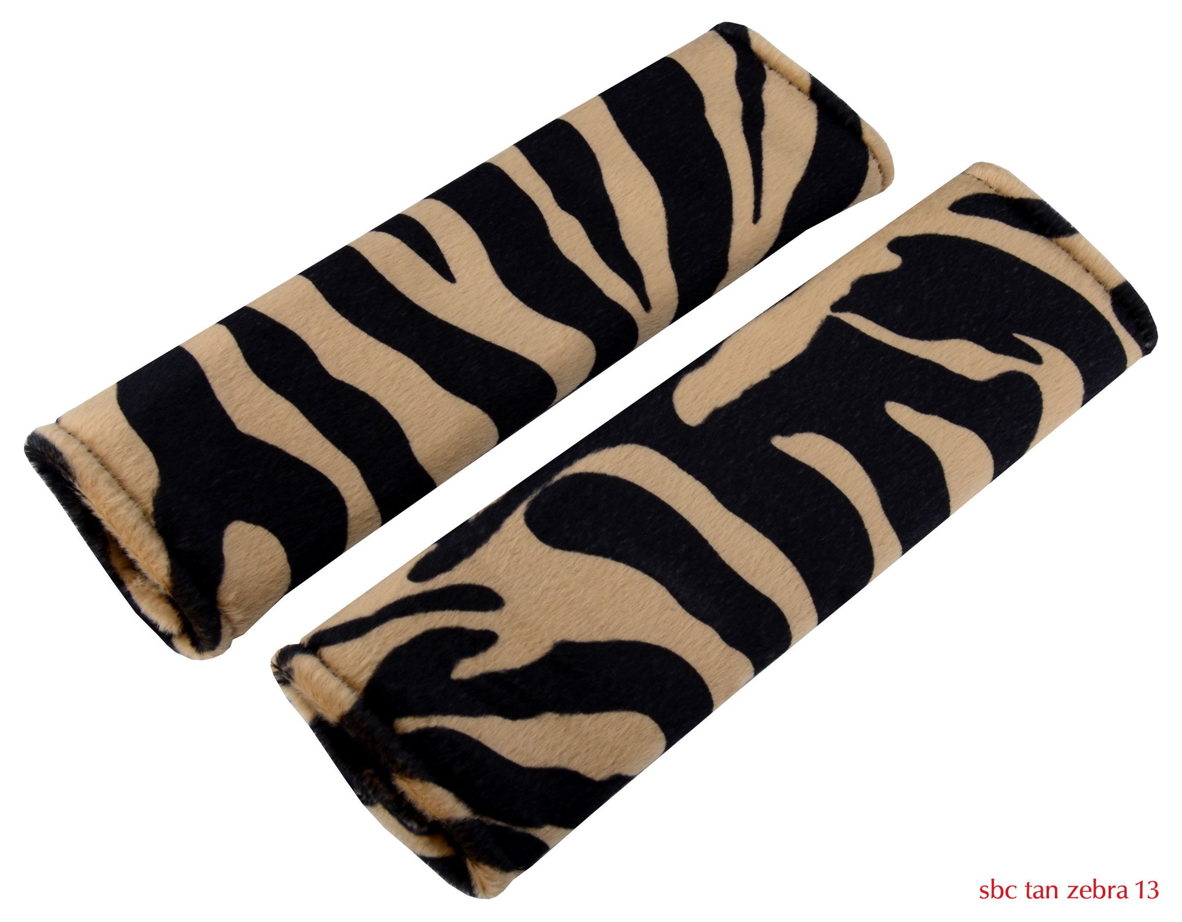 Seat Belt Strap Covers Set of Two in Animal Zebra Pattern Etsy UK