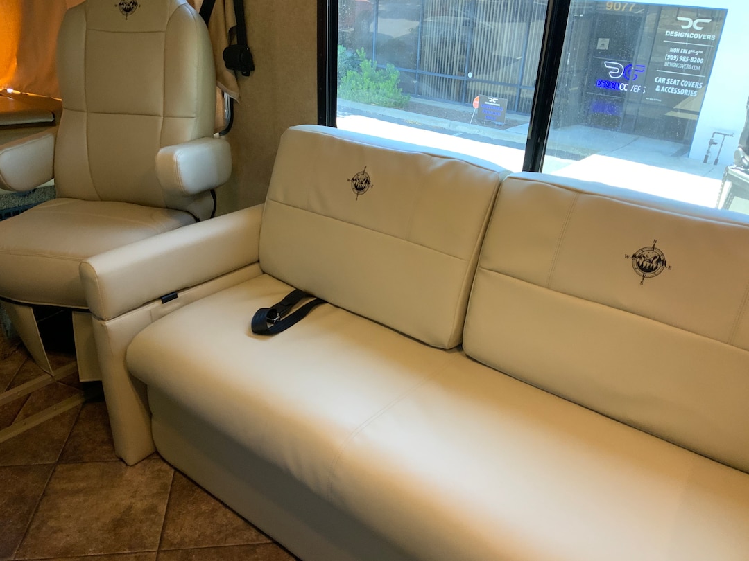 Jackknife Sofa Seat Covers Custom Made to Fit 2015 Thor Windsport 34 J