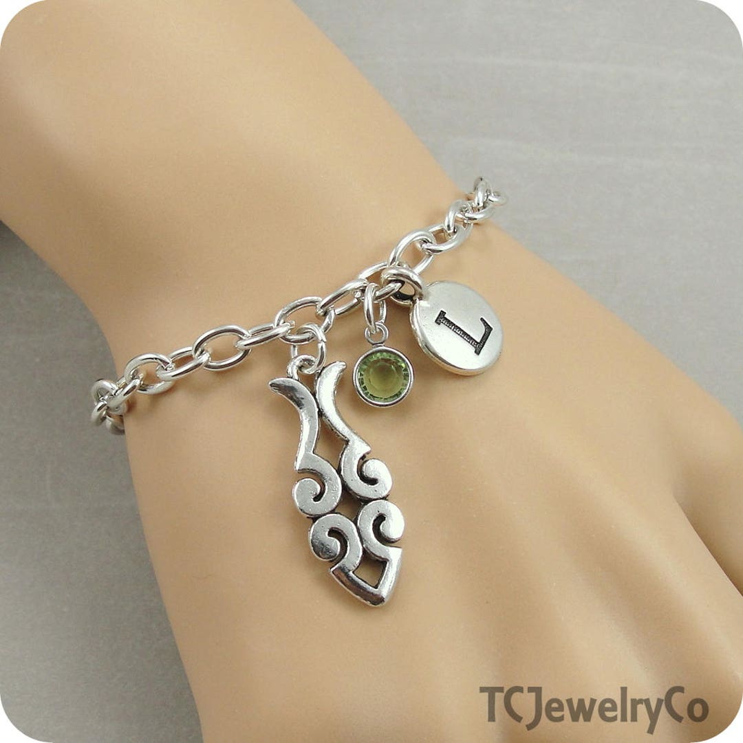 Christian Fish Charm Bracelet Ichthus Jesus Fish Bracelet Etsy España