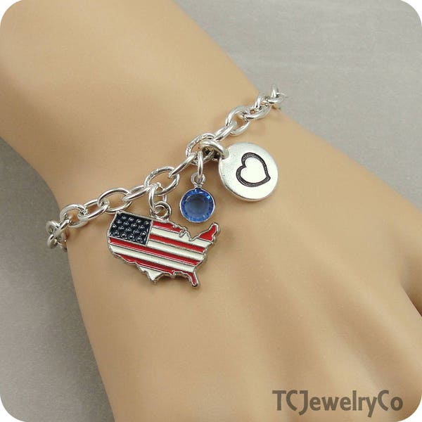 Patriotic Bracelet Etsy
