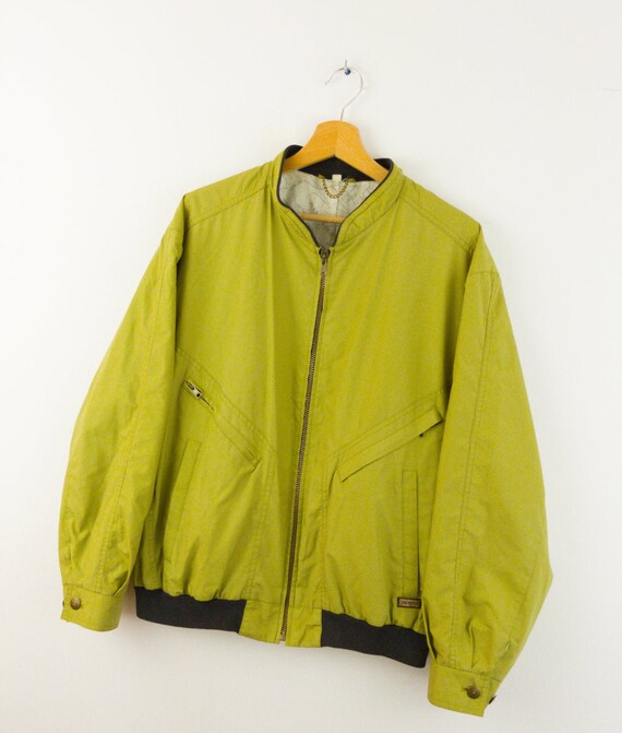 RISPU Vtg Jacket • 70s 80s • Aviator Bomber Varsity Harrington 