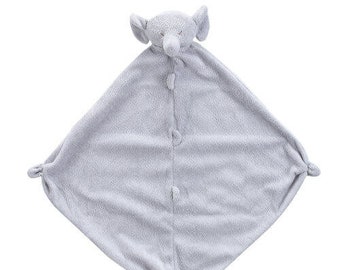 Personalized Angel Dear Grey Elephant Lovie